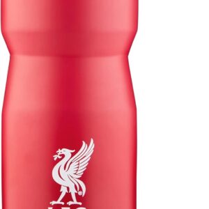 Liverpool FC Water Bottle with Straw - Metal Water Bottle for Football Fans Sports Work School Gym Liverpool Gifts for Men