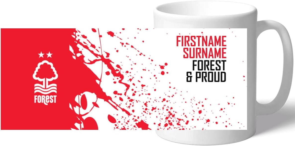 Nottingham Forest FC Personalised Proud 11oz Ceramic Mug Fans, Great Gift for Forest Football Supporters, Ceramic Tea Coffee Mug - Image 3