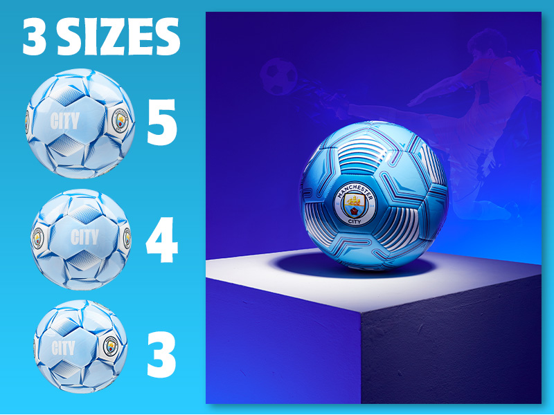 Manchester City F.C. Football Soccer Ball for Adults