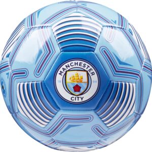 MANCHESTER CITY F.C. Football Soccer Ball for Adults Teenagers Kids Training Football Size 3, 4 or 5 Man City Merchandise