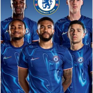 2025 Calendar Chelsea FC Month to View A3 Football Calendar Official Product