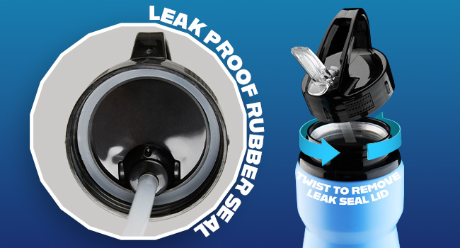 Manchester City FC Water Bottle with Straw Metal Water Bottle Football Fans