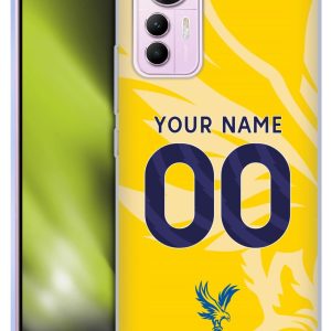 Head Case Designs Officially Licensed Custom Customised Personalised Crystal Palace Football Club Away 2024/25 Kit Soft Gel Case Compatible With Xiaomi 12 Lite