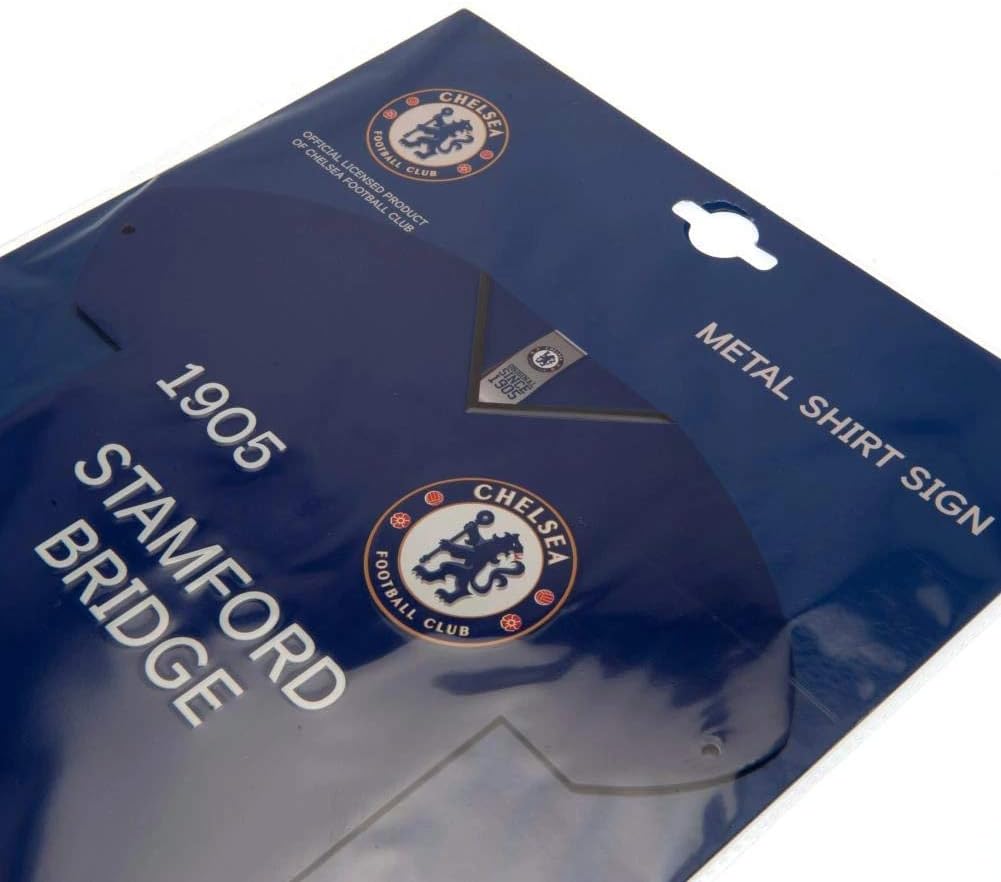 Chelsea Shirt Shaped Metal Sign - Image 2
