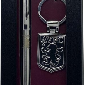 Aston Villa FC Pen & Keyring Official Football Executive Gift Boxed