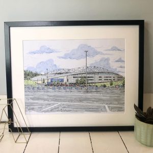 Brighton and Hove Albion - Amex Stadium - Seagulls - Print - Wall Art - English Football - Football Art - Footy Fans - Poster