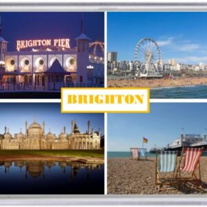 Brighton and Hove England United Kingdom Souvenir Acrylic Fridge Magnet (Standard: 70x45mm)