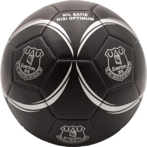 Everton Official Matt Black Football Size 5 Gift