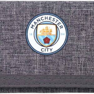 FOCO Manchester City FC Football Club Mens Wallet Grey Heather