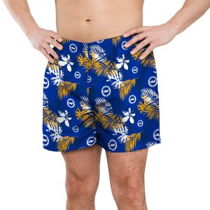 FOCO Official Brighton & Hove Albion FC Football Tropical Beach Shorts Extra Large Multicolour