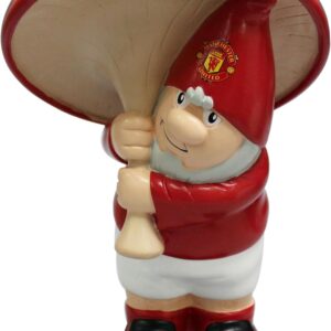 FOCO Officially Licensed Manchester United FC Football Mushroom Gnome