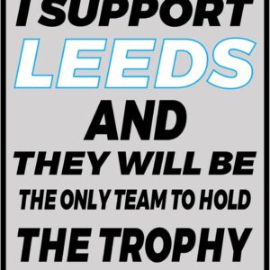 Football Gifts for Leeds United, Leeds United Merchandise Metal Sign, Leeds United Gifts Tin Sign, Metal Wall Sign, Leeds United Gifts for Men Boys, Metal Poster Wall Art Decoration Man Cave
