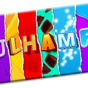 Fulham FC England Football Club Team Chocolate Bar Wrapper Novelty Gift Present (#1303) (with chocolate bar)