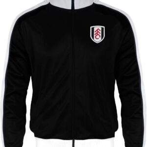 Fulham FC Official Football Boys' Tracksuit Jacket Retro Style