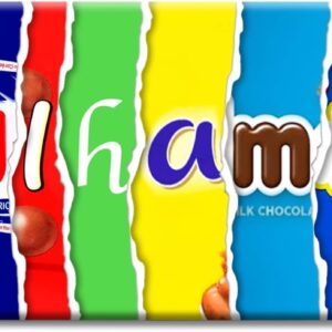 Fulham Football Club Chocolate Bar Gift Wrapper Gift Present For Sport Fans (#303) (without chocolate bar)