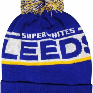 GIFTS 4 ALL Men's Leeds United Winter Bronx Hat With Embroidered Club Crest