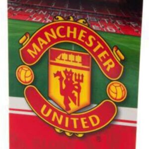 Happy Birthday Dad Card, Manchester United Dad Birthday Card, Man U Dad Birthday Card, Manchester United FC Birthday Card Dad, Man U Football Club Bithday Card For Dad, Multi-coloured, 9 x 5