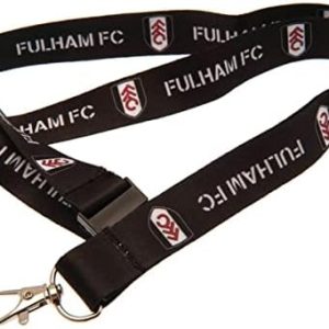 Lanya Fulham FC Official Merchandise, Black, - approx 85cm x 2cm