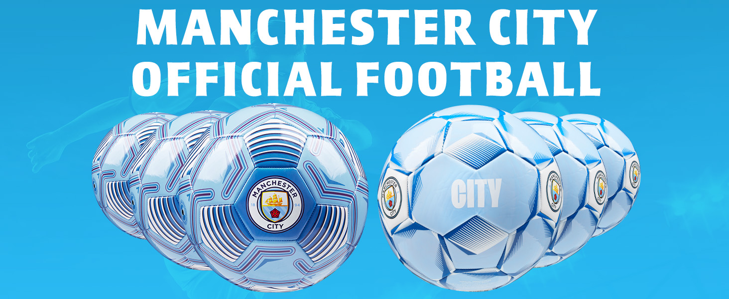 Manchester City F.C. Football Soccer Ball for Adults