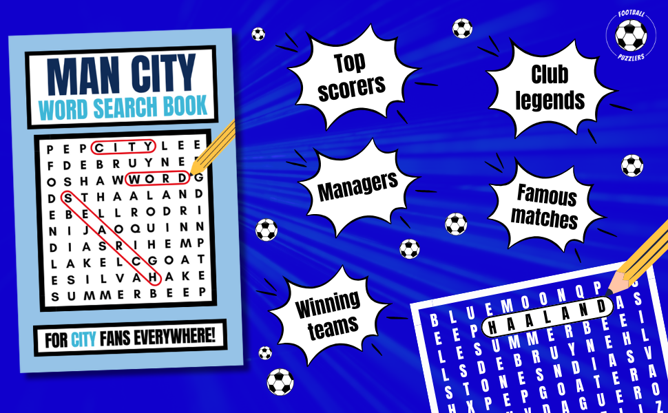 Man City Word Search Book