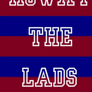 NEWCASTLE UNITED Football club "Howay the lads" chant away strip themed 100 page notebook NUFC