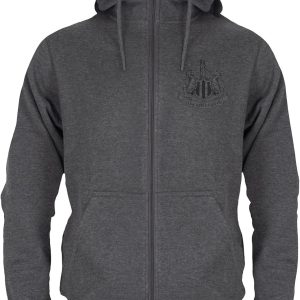 Newcastle United Mens Hoody Zip Fleece OFFICIAL Football Gift