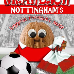 Nottingham Forest Birthday Card For Grandson - Football Nut - Optional PERSONALISED XL BADGE/QUALITY WRAP - POSTED SAME DAY - FULL COLOUR INSIDE