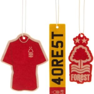 Nottingham Forest FC 3pk Air Freshener Official Merchandise