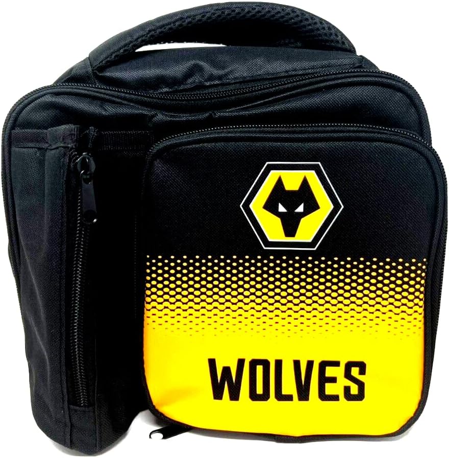Prime Life Wolverhampton Wanderers FC Lunch Bag with Bottle Holder - Wolves Football Gift (Fade01) - Image 2