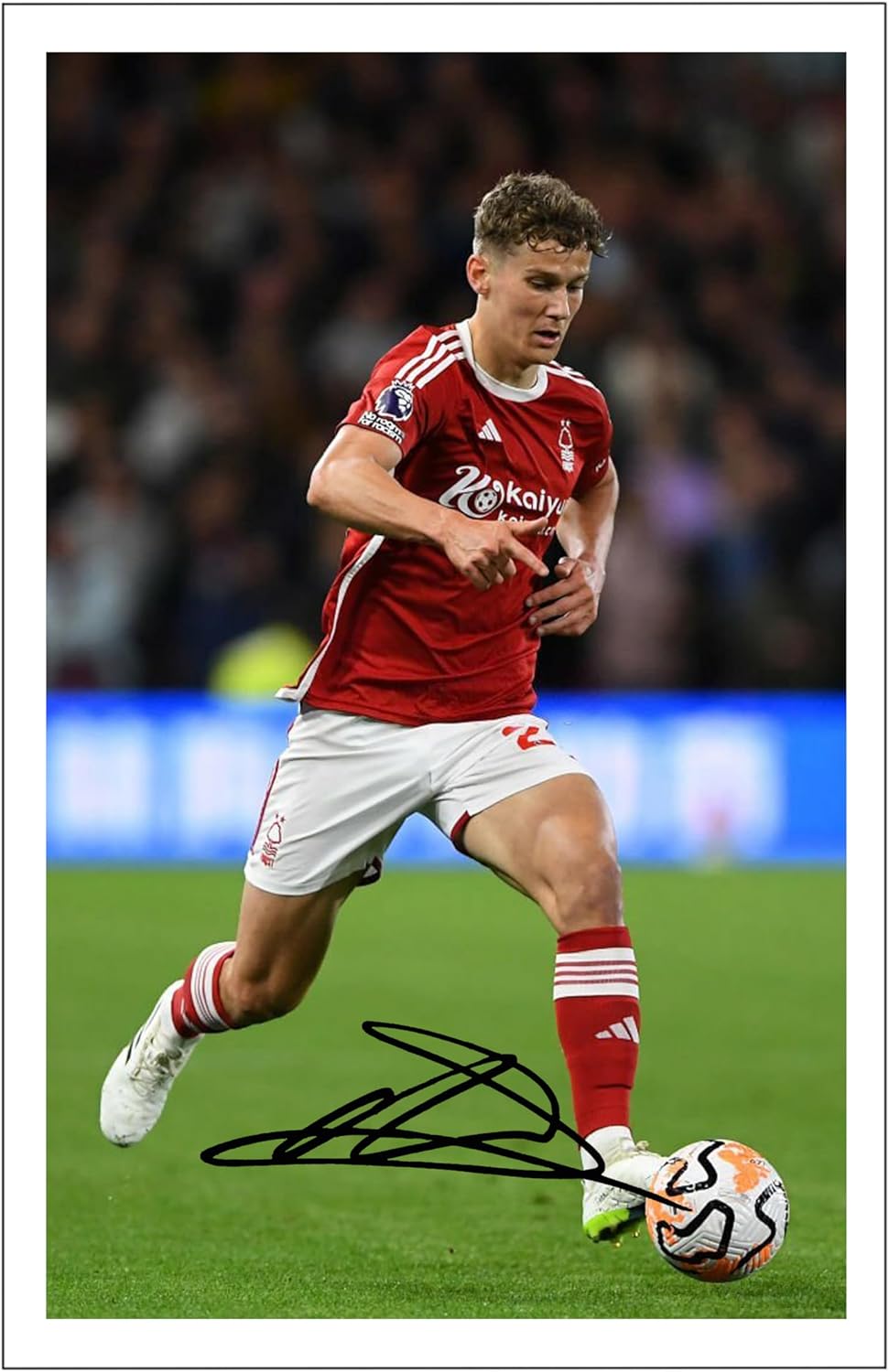 RJR PRINTS Ryan Yates - Nottingham Forest Signed 6X4 Inch Photo Print Pre Printed Signature Football/Soccer Autograph Gift