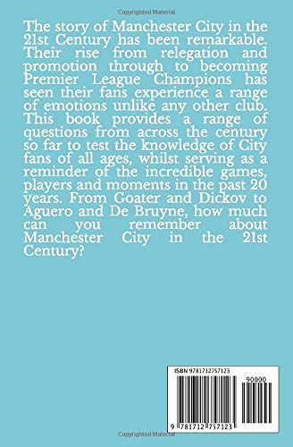 The Quiz Book of Manchester City Football Club in The 21st Century: Over 150 questions included inside - Image 2