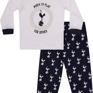 Tottenham Hotspur Baby Pyjamas Long Boys Kids Official Football Gift