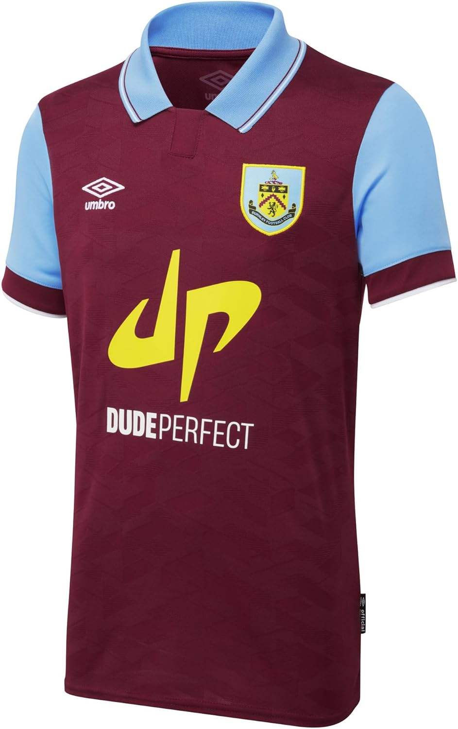 Umbro Kids Burnley Home Juniors 2023 2024 Home 9-10 Years