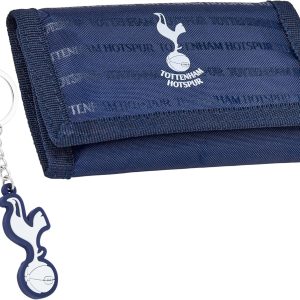 Tottenham Hotspur F.C. Sports Fan Trifold Wallet Accessories Set with Card Slots & Coin Pocket Supporters' Gear Football Gifts for Boys