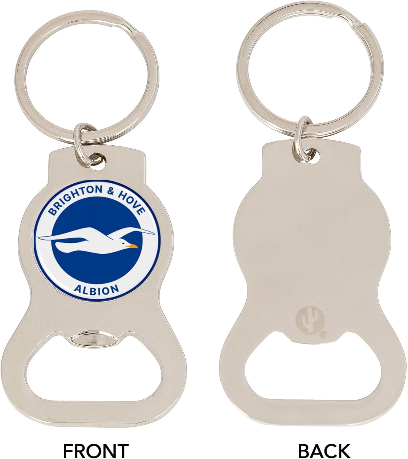 Desert Cactus Brighton & Hove Albion Keychain Bottle Opener BHAFC Seagulls Football Club Soccer Car Keys Official Fan Gear (Design A) - Image 3