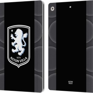Head Case Designs Officially Licensed Aston Villa Football Club Away 2025/26 Crest Kit Leather Wallet Case Compatible With Apple iPad 10.2 2019/2020/2021