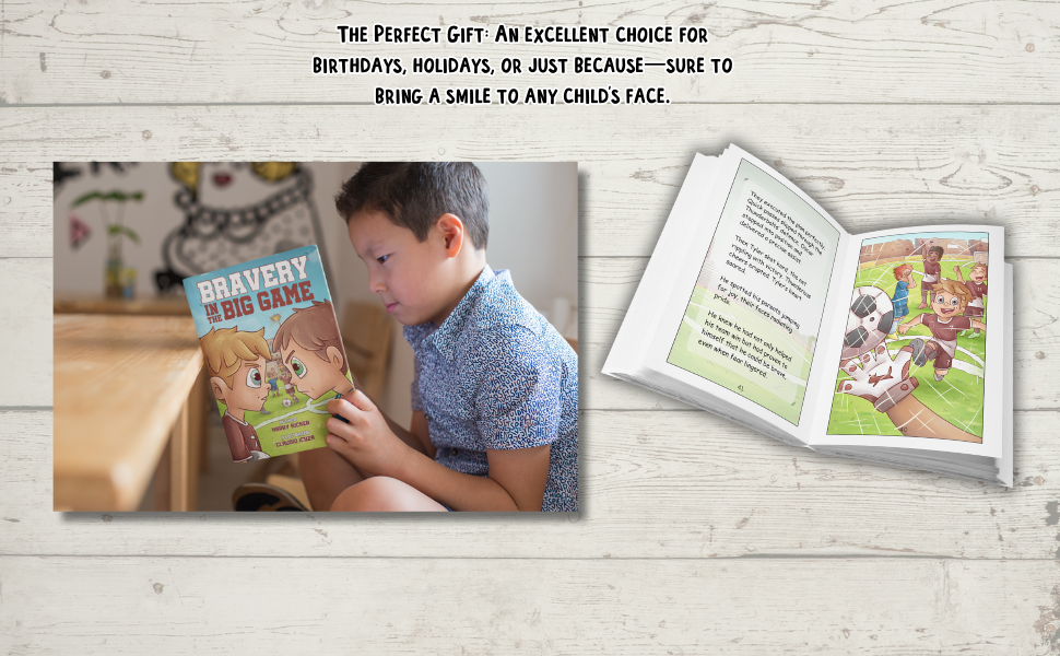 boy reading story book ages 5-9