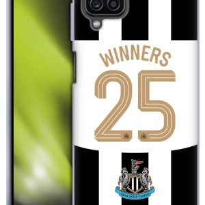 Head Case Designs Officially Licensed Newcastle United Football Club Home Kit 2025 Cup Winners Gel Case [Military Grade Protection] Compatible With Samsung Galaxy A12 (2020)