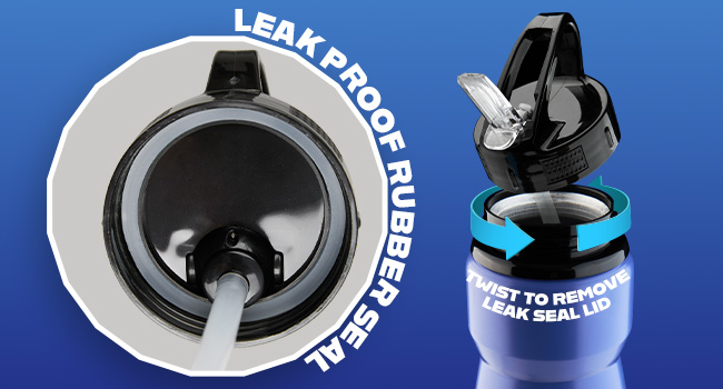 Chelsea FC Water Bottle with Straw