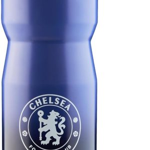 Chelsea FC Water Bottle with Straw - Metal Water Bottle for Football Fans Sports Work Gym Gifts for Men