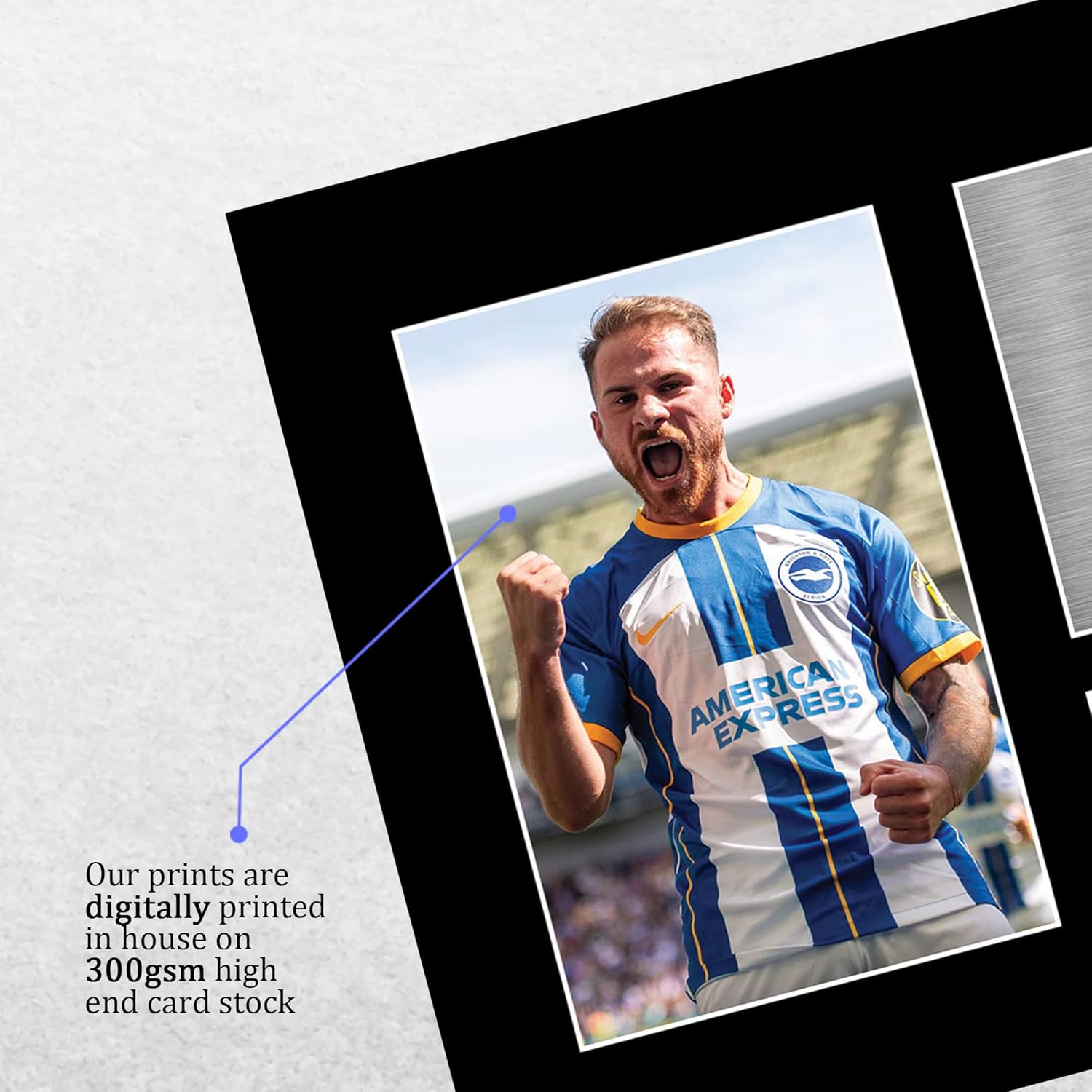 HWC Trading A4 Alexis Mac Allister Brighton & Hove Albion Gifts Printed Signed Autograph Picture for Football Fans and Supporters - A4 - Image 4