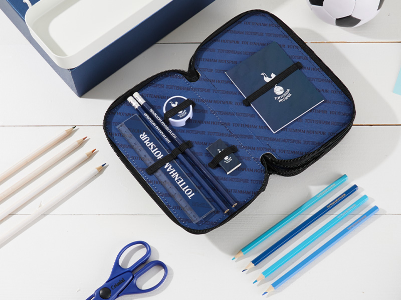 Tottenham Hotspur F.C. Filled Pencil Case, Stationery Set