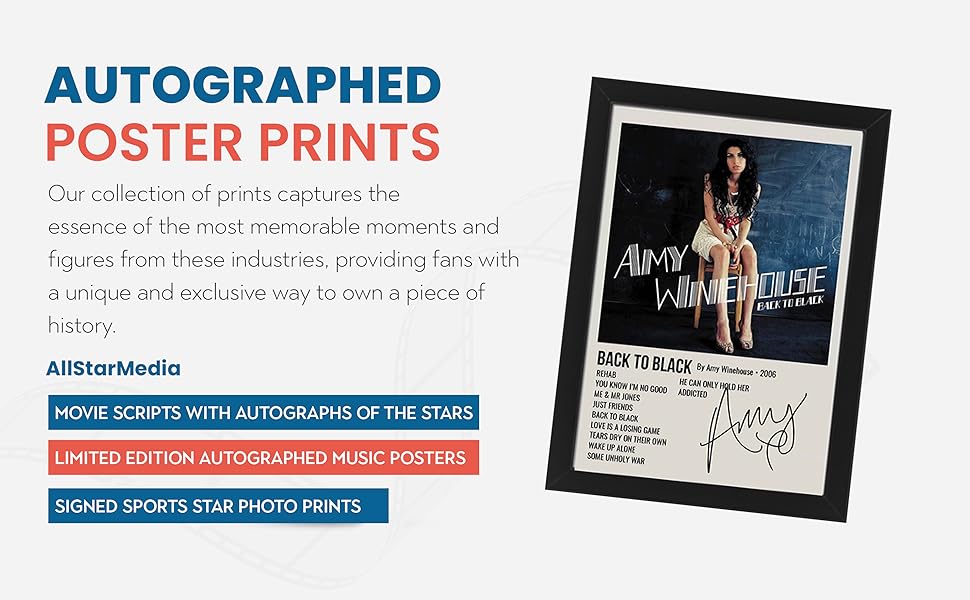 Autographed Poster Prints