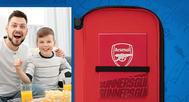 Arsenal F.C. Filled Pencil Case, Colouring and Stationery Set