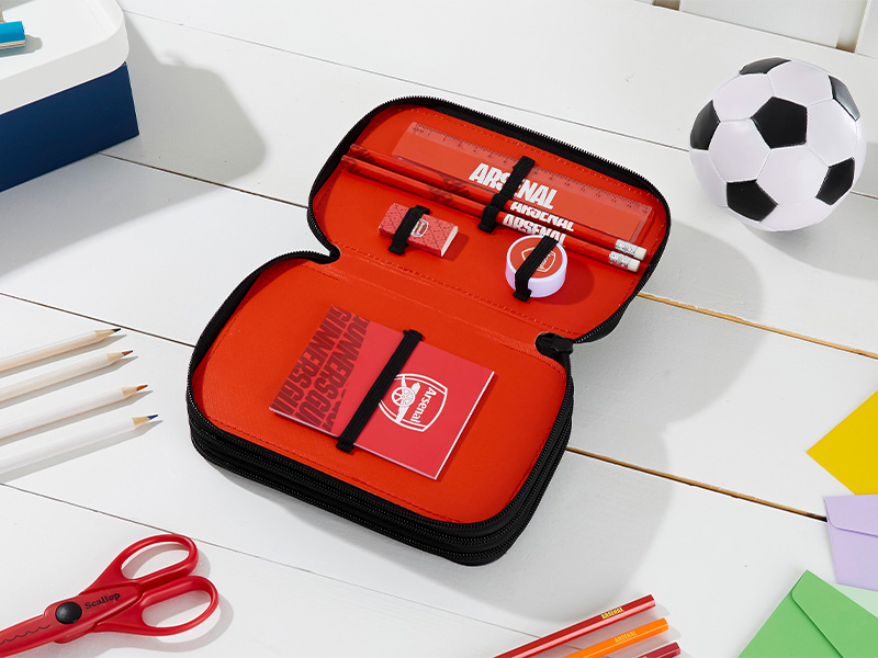 Arsenal F.C. Filled Pencil Case, Colouring and Stationery Set