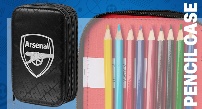 Arsenal F.C. Filled Pencil Case, Colouring and Stationery Set