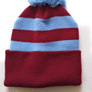 BURNLEY FC colours retro bar hat Great Christmas stocking filler winter warmer