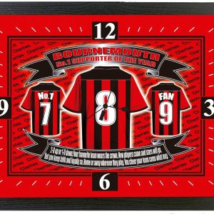 Bournemouth Football Shirt Clock Gift Present