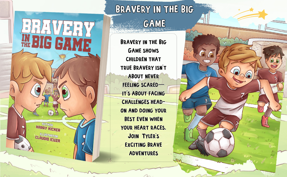 Bravery in the big game kids story book