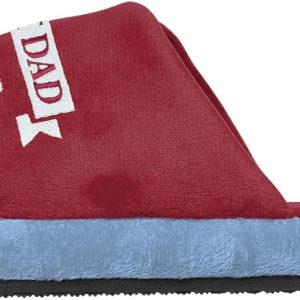 FOCO Officially Licensed Aston Villa FC Best Dad Football Slippers Large Size 10-11